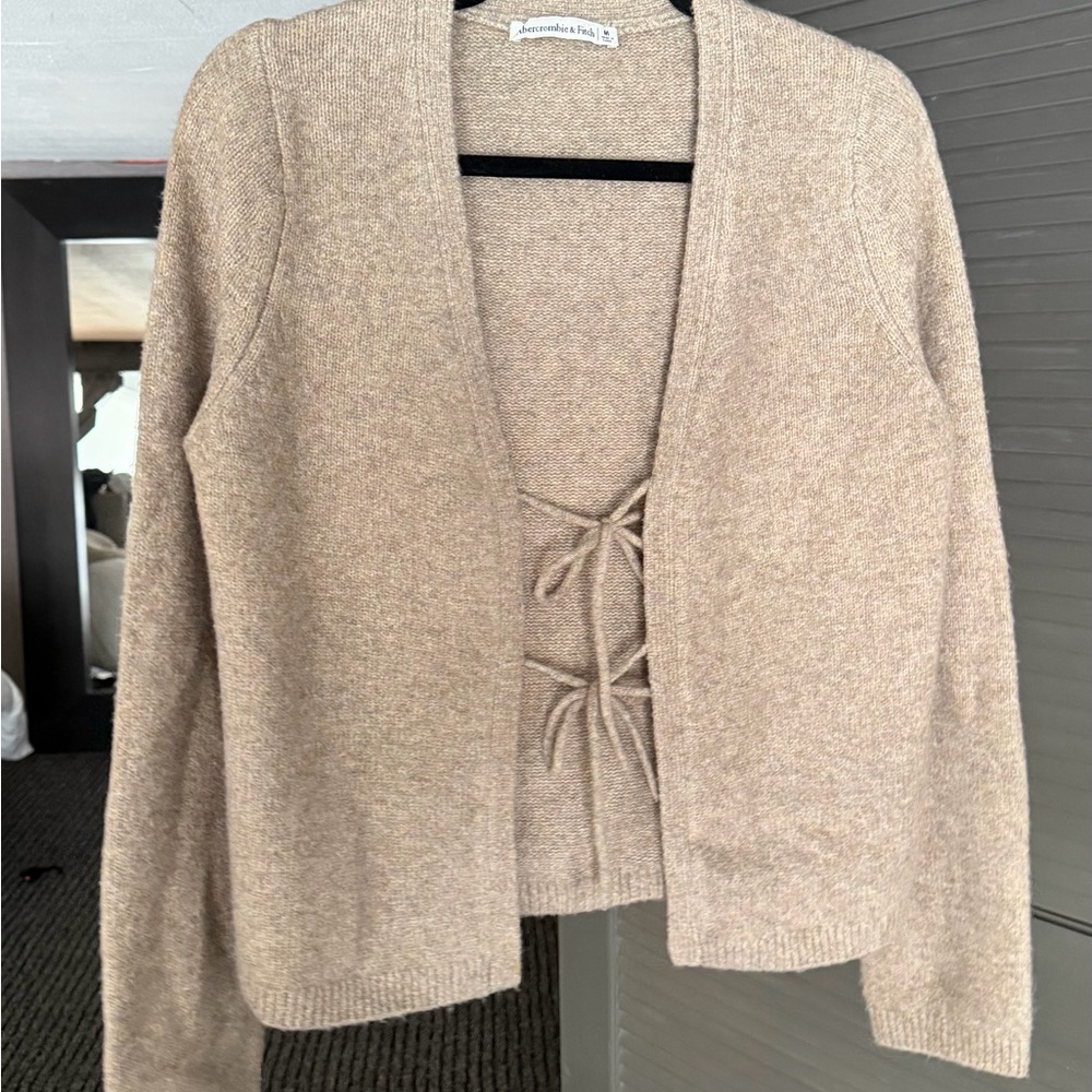 Abercrombie & Fitch Tie Front Cardigan